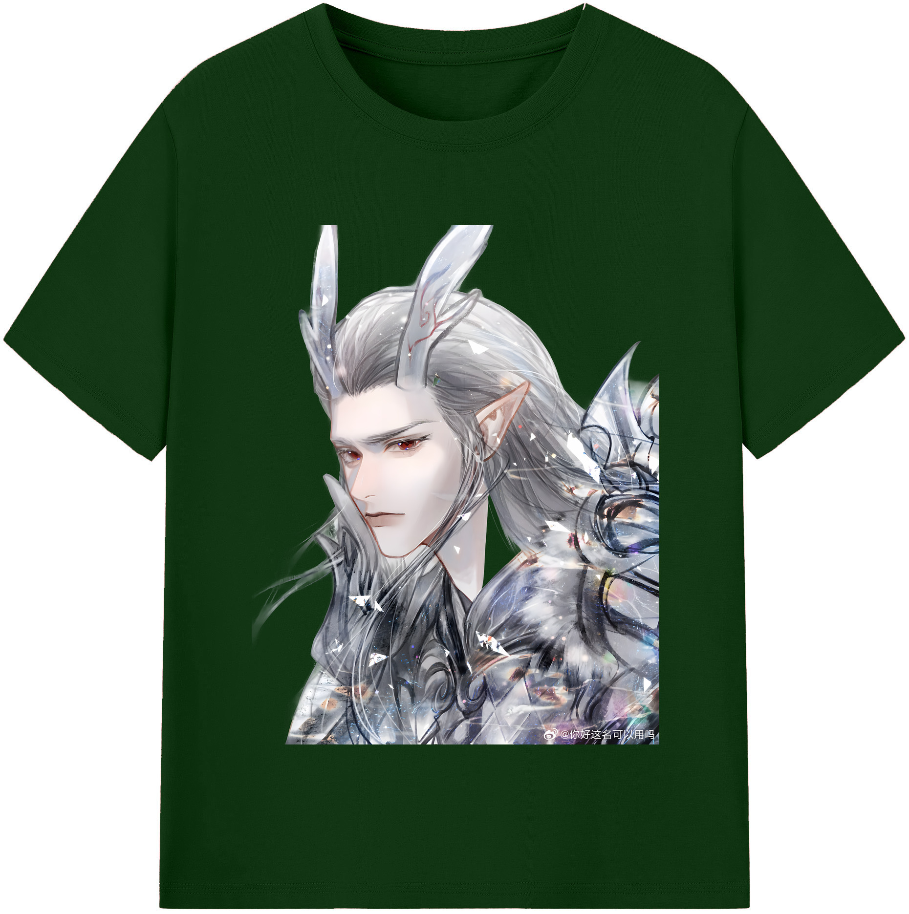 （画像用） Ne Zha 2 ナタ 魔童の大暴れ 綿100％半袖Tシャツ（フロントプリント）